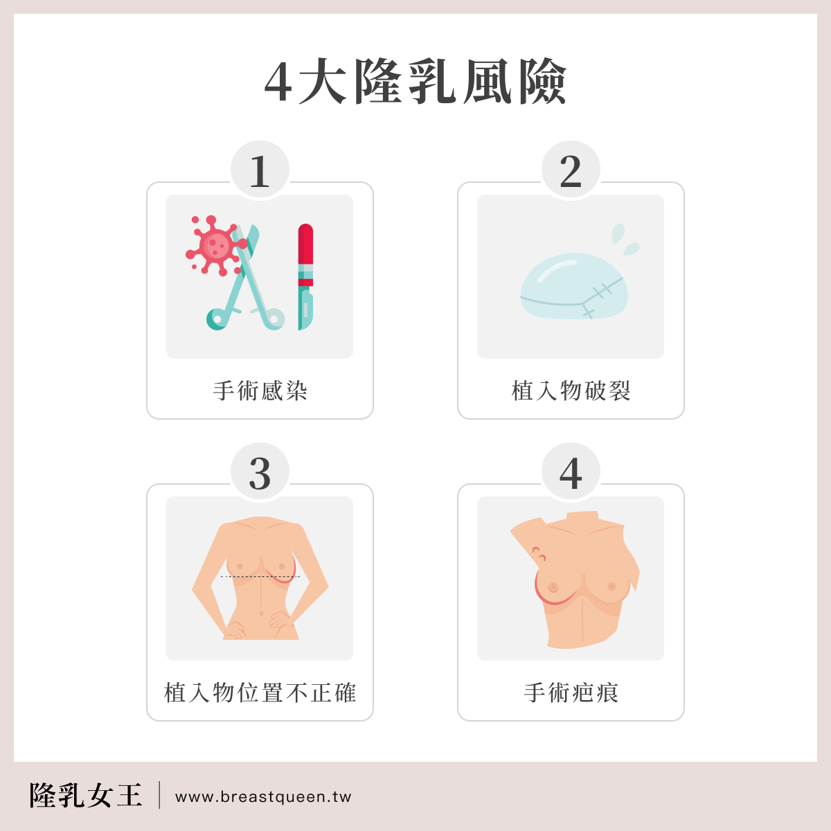 4大隆乳風險